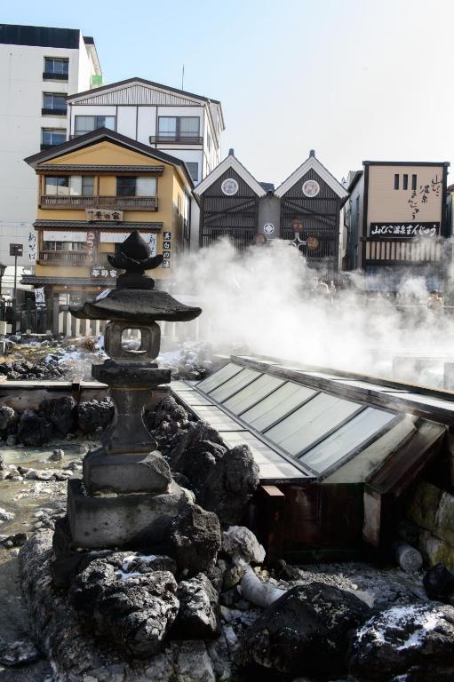 Hotel Yubatake Souan Kusacu Exteriér fotografie