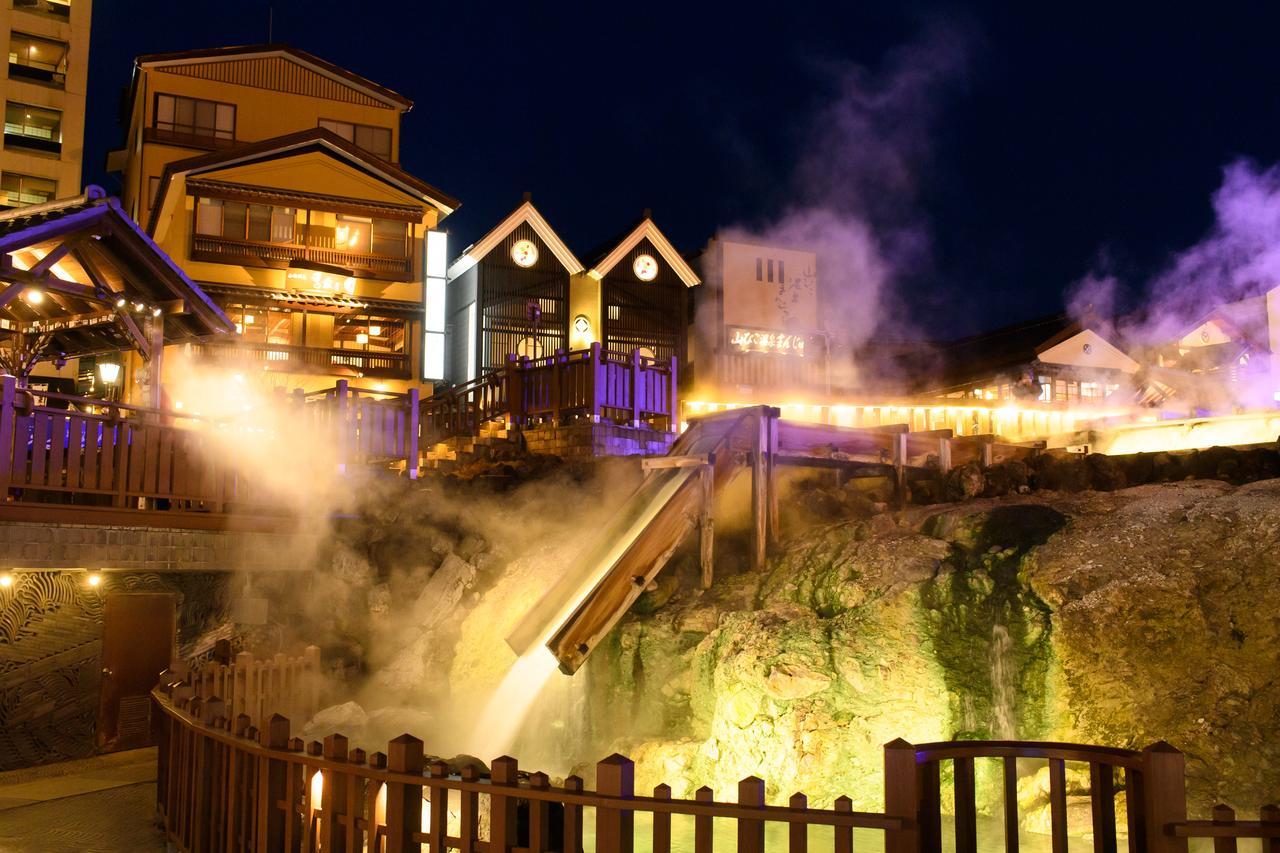 Hotel Yubatake Souan Kusacu Exteriér fotografie