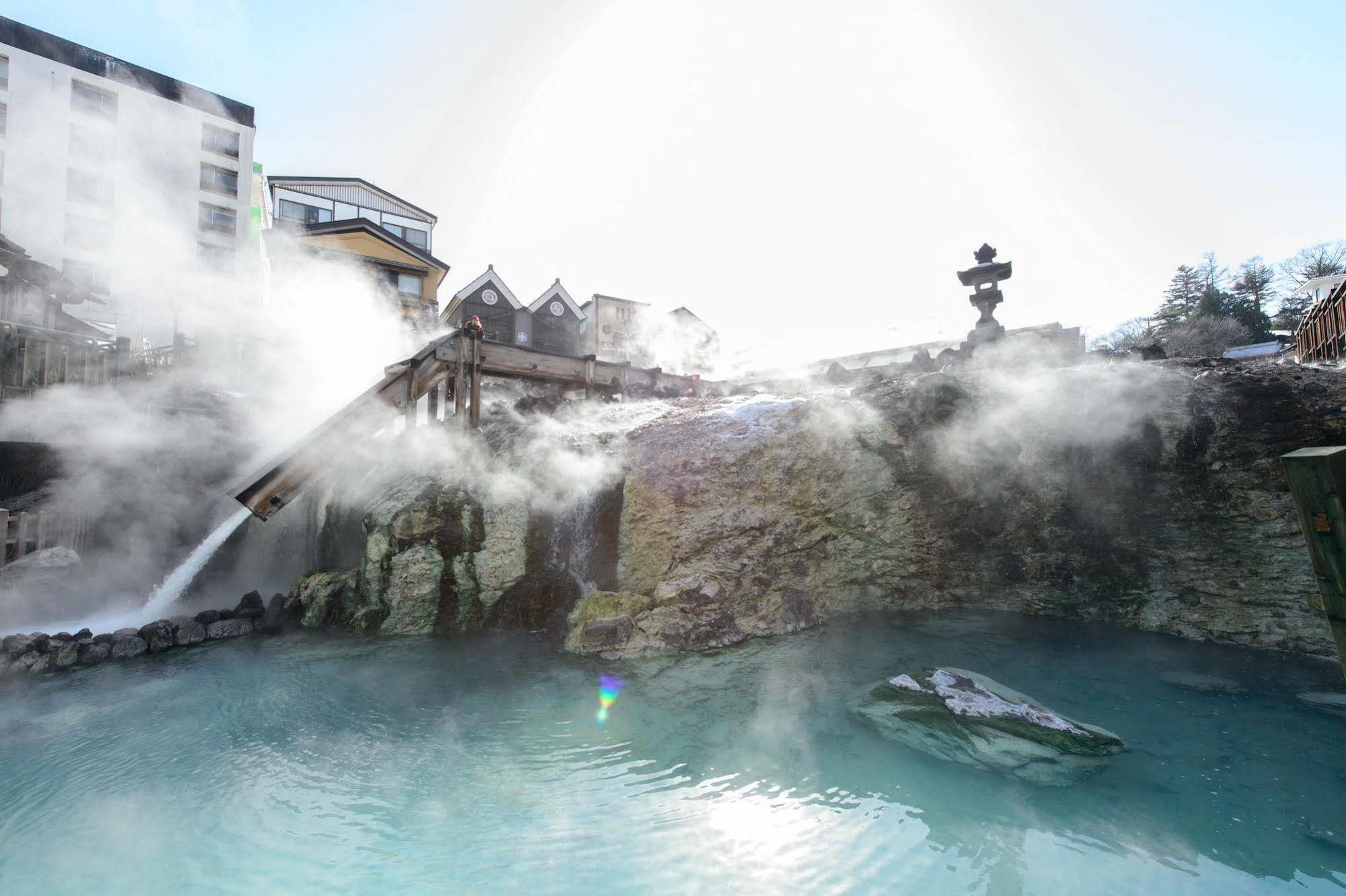 Hotel Yubatake Souan Kusacu Exteriér fotografie